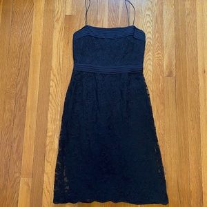 Ann Taylor black lace dress